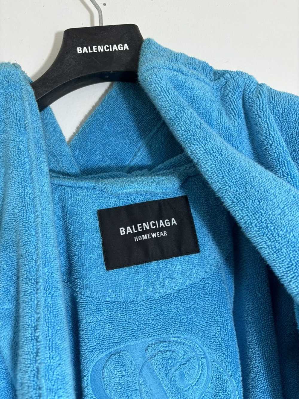 Balenciaga Balenciaga hooded Towel Robe - image 6