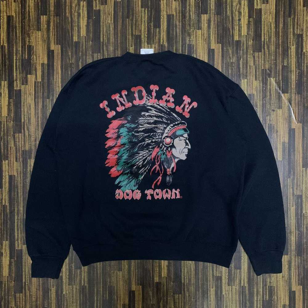 Dogtown × Vintage Vintage Dogtown Sweatshirt Indi… - image 1