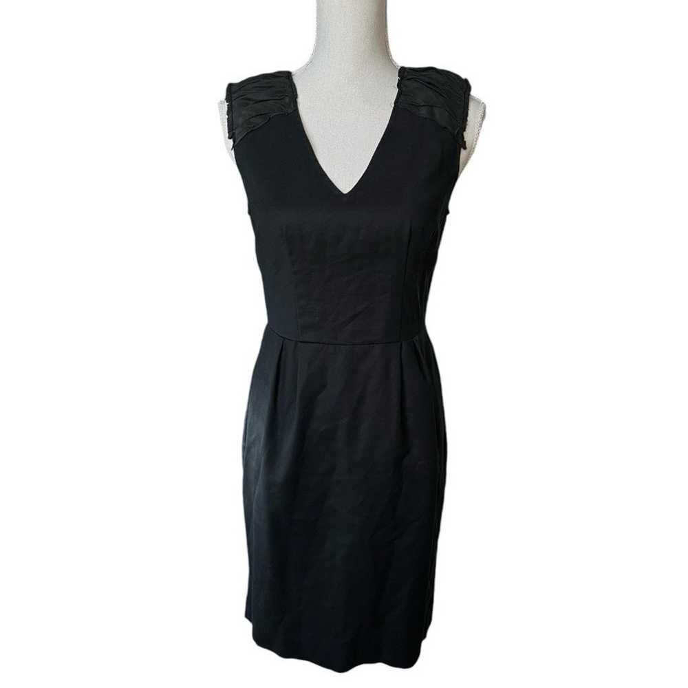 Banana republic black sheath dress - image 2