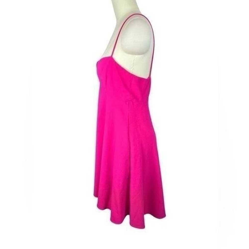 Black Halo pink mcadam mini dress size 8 - image 2