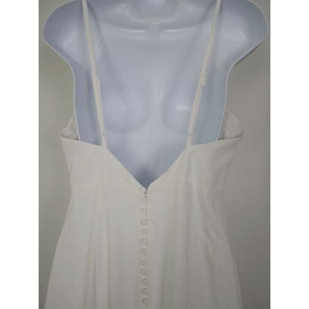 Lulu's White Button Back Sleveless Mermaid Maxi D… - image 6