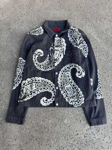 424 On Fairfax 424 Bandana Paisly Denim Jacket - image 1