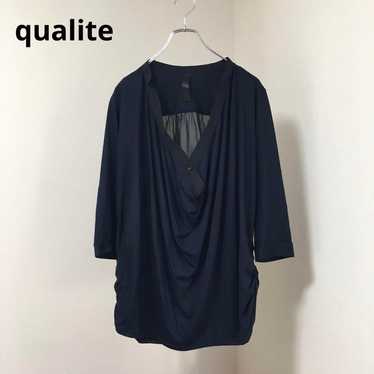 [qualite] Three-Quarter Length Cut and Sew Top, Fi