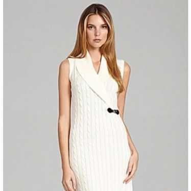 Calvin Klein Cable Knit Sleeveless Sweater Dress … - image 1