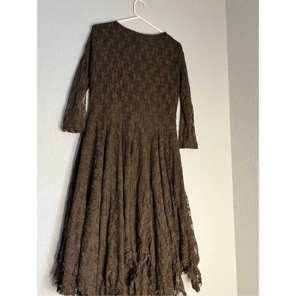 Back in the Saddle Boho Rodeo Dress lace Sz L - image 5