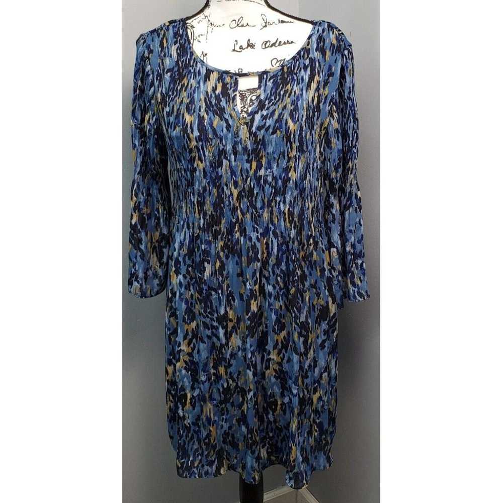 Emma & Michele Shift Dress Womens Medium Multi Li… - image 1