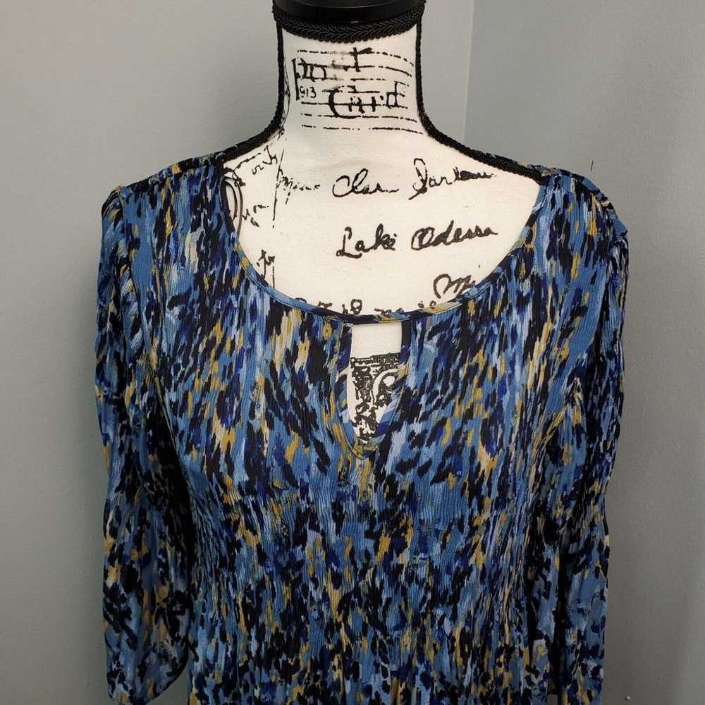 Emma & Michele Shift Dress Womens Medium Multi Li… - image 3