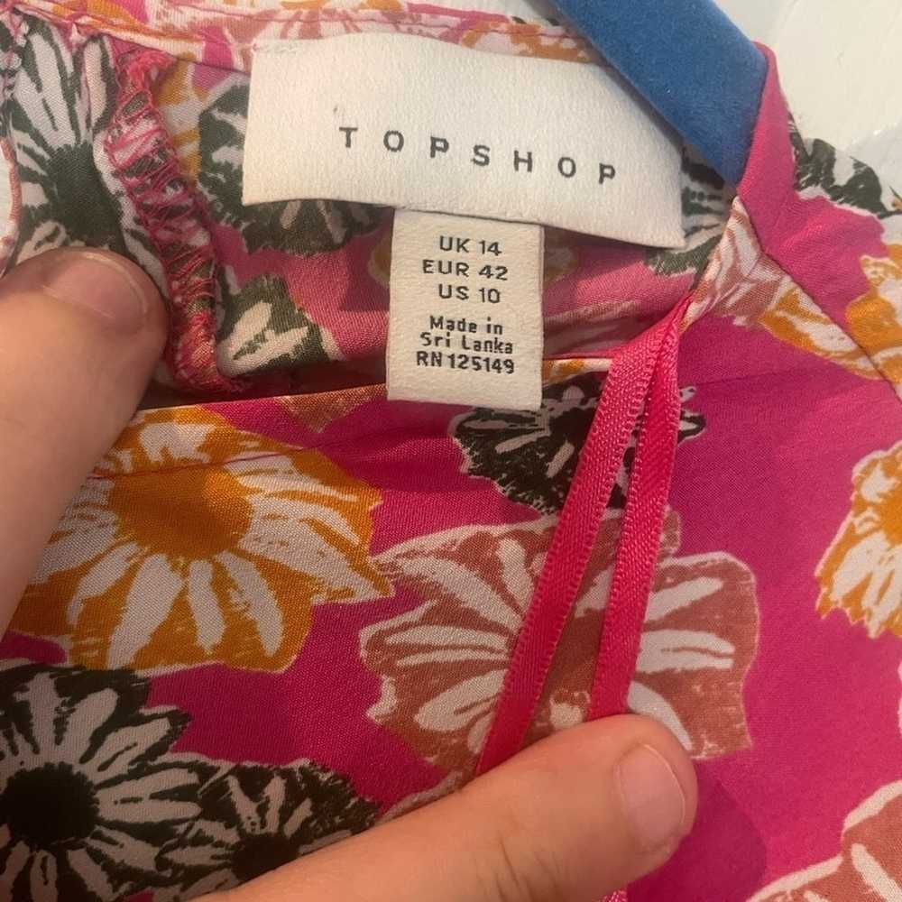 Top Shop Size 10 floral maxi dress - image 7