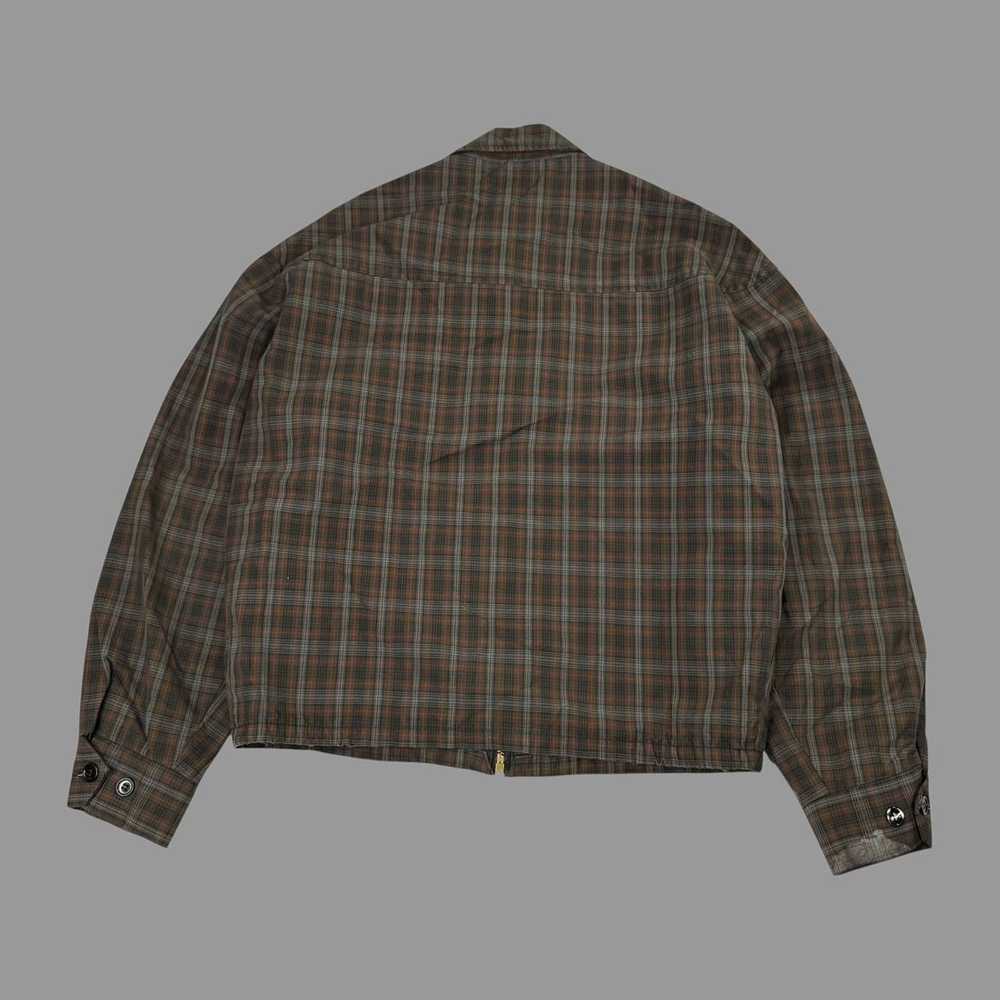 Vintage Vintage 1960s plaid zip up jacket - image 2