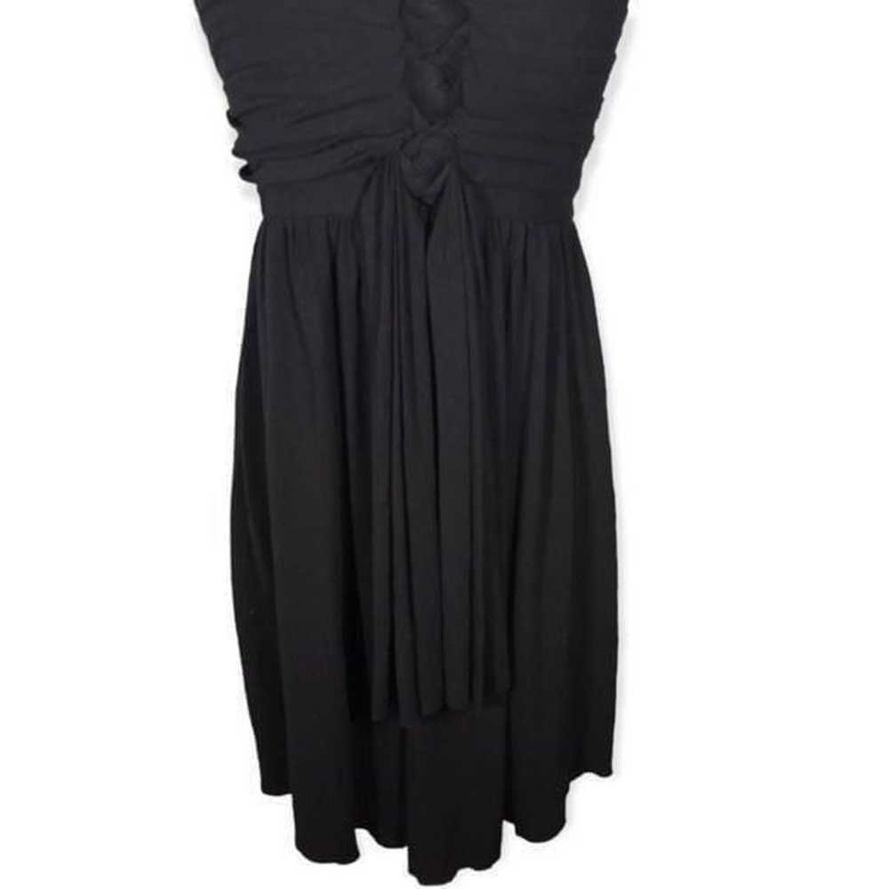 ZEN KNITS BLACK STRAPLESS DRESS SZ.L EUC - image 3