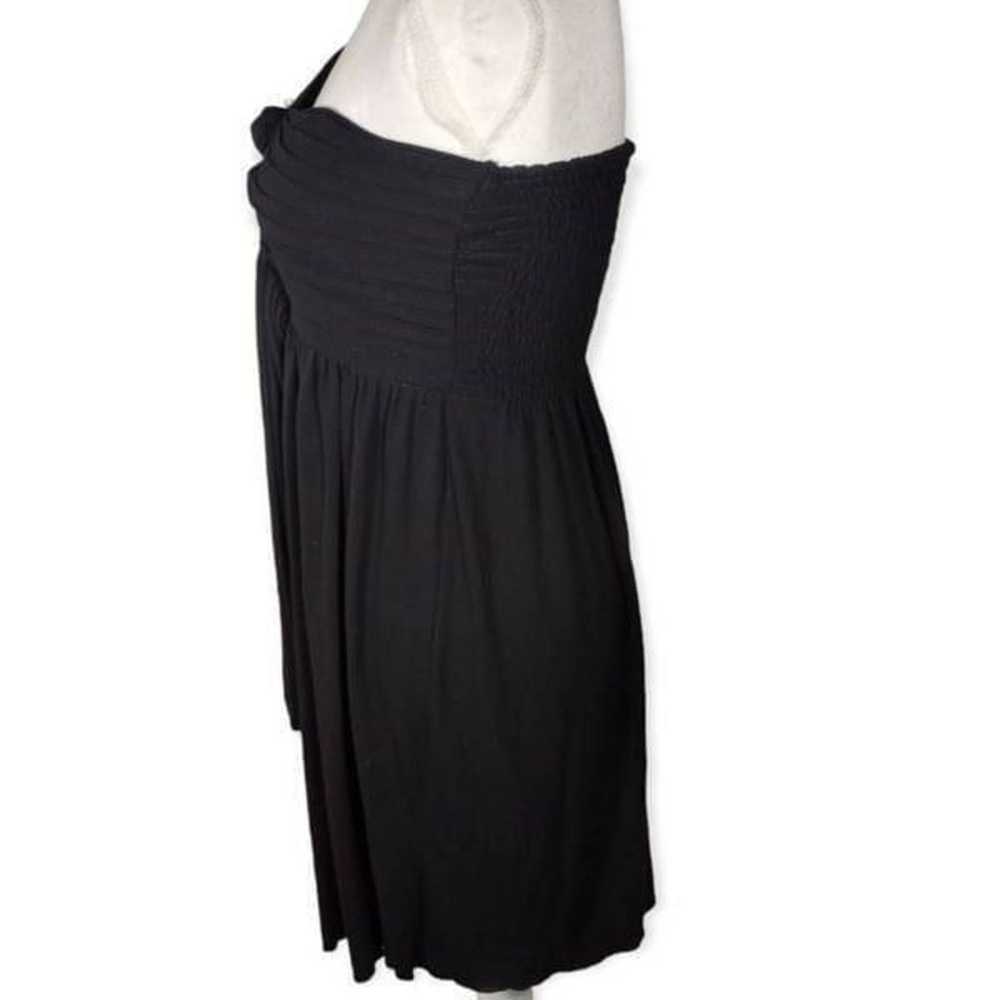 ZEN KNITS BLACK STRAPLESS DRESS SZ.L EUC - image 4