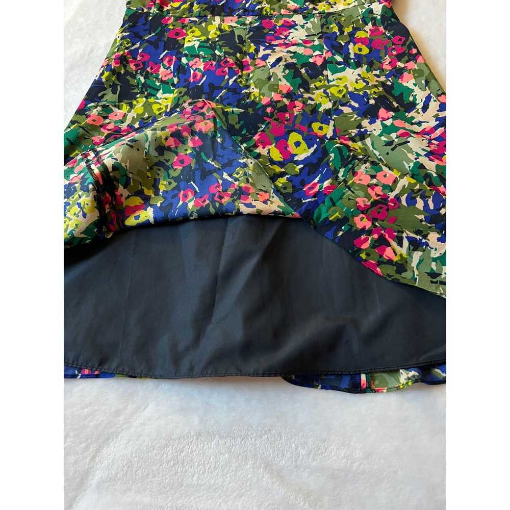 J. Crew Factory Short Sleeve Floral Printed Flutt… - image 5