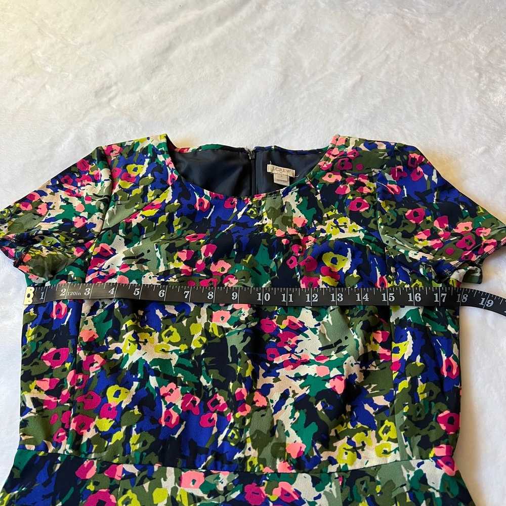 J. Crew Factory Short Sleeve Floral Printed Flutt… - image 8