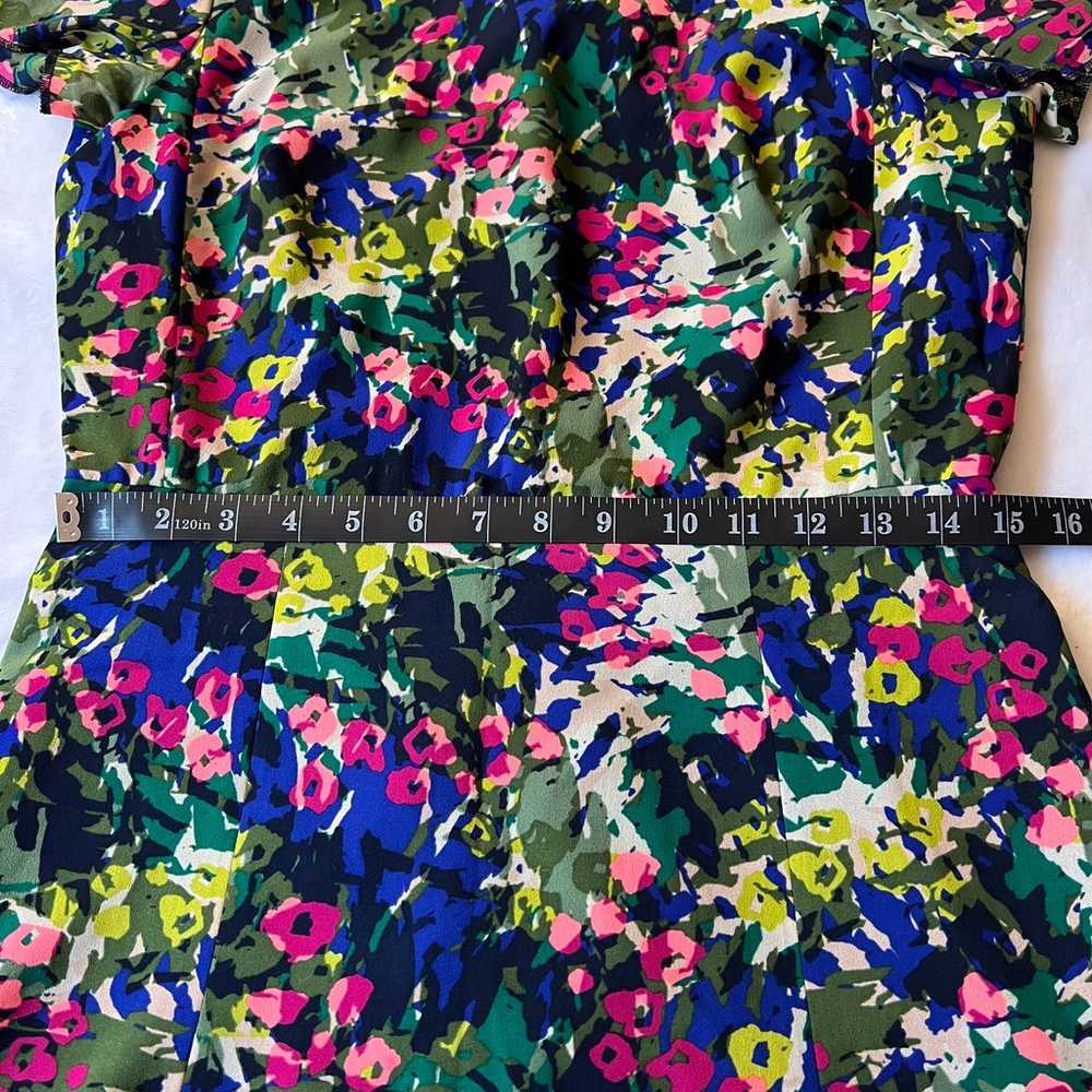 J. Crew Factory Short Sleeve Floral Printed Flutt… - image 9