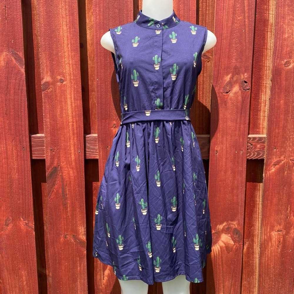 Beautiful Cactus Dress Size M - image 1