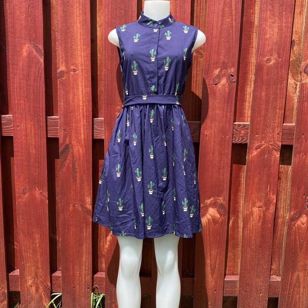 Beautiful Cactus Dress Size M - image 2