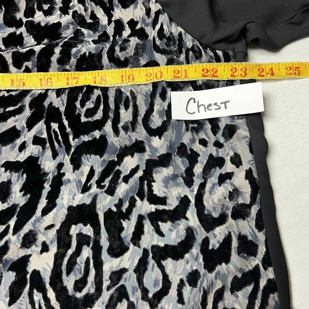 Lane Bryant Size 14/16 Black Animal Print Jacket … - image 8