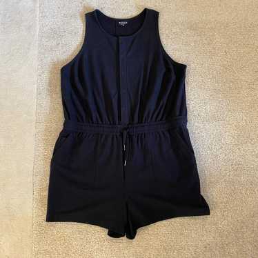 Athleta sleeveless black romper women’s 2x tank ju