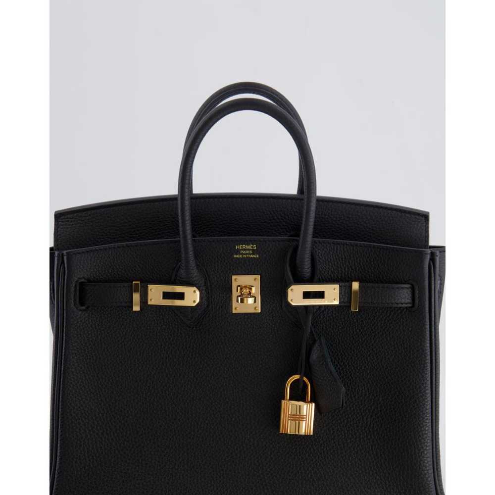 Hermès Birkin 25 leather handbag - image 9