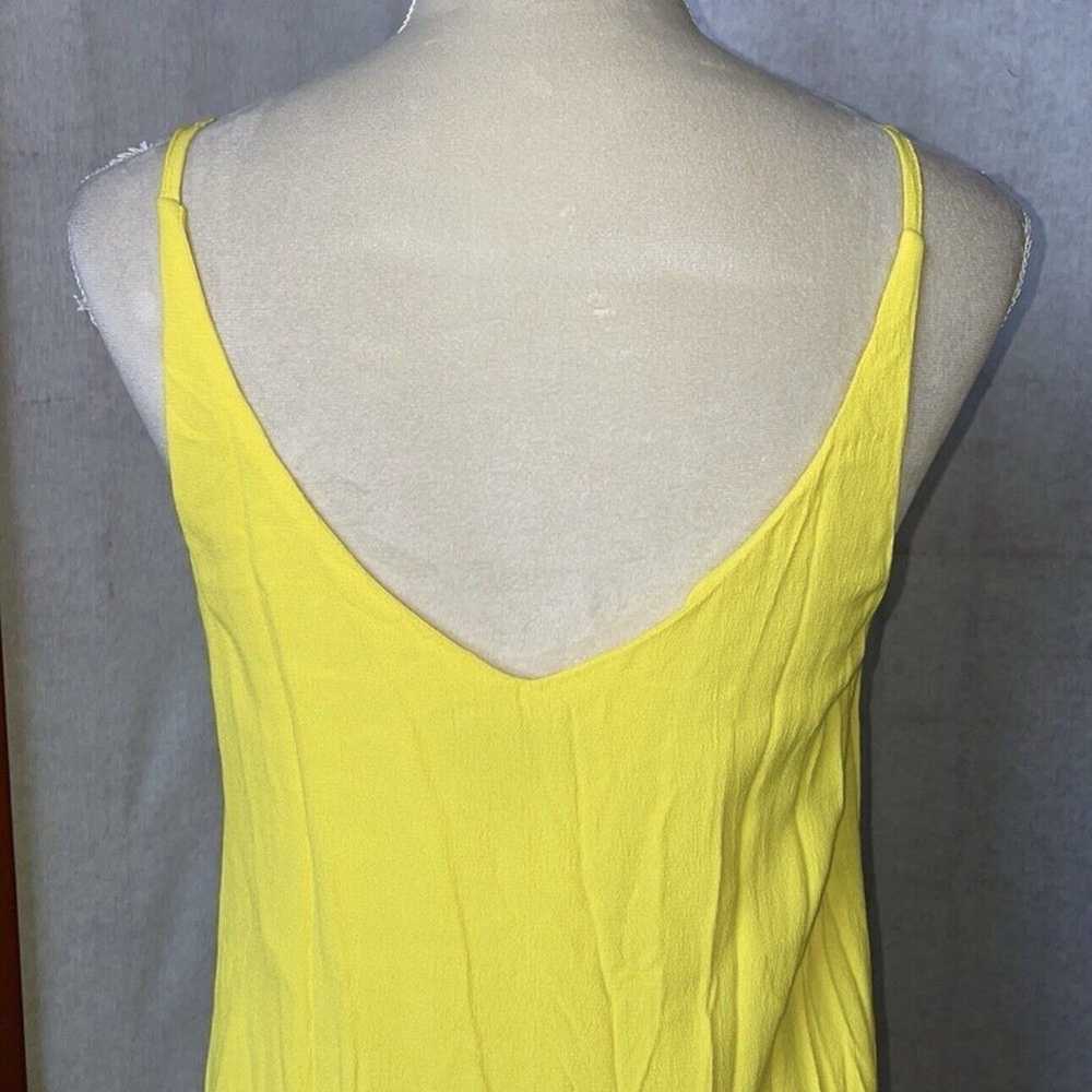 Topshop Bright Yellow Viscose High Apex Mini Sund… - image 6