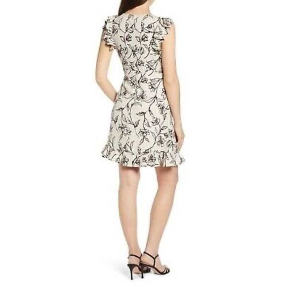 Leith Flutter Sleeve Floral Mini Dress, Size S - image 2