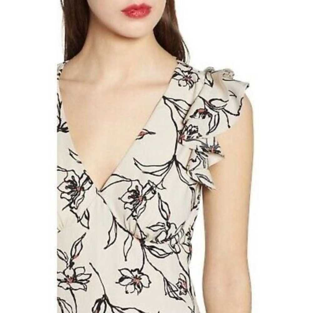 Leith Flutter Sleeve Floral Mini Dress, Size S - image 3