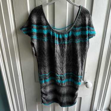 Free People Striped Sweater Dress Wool Mohair