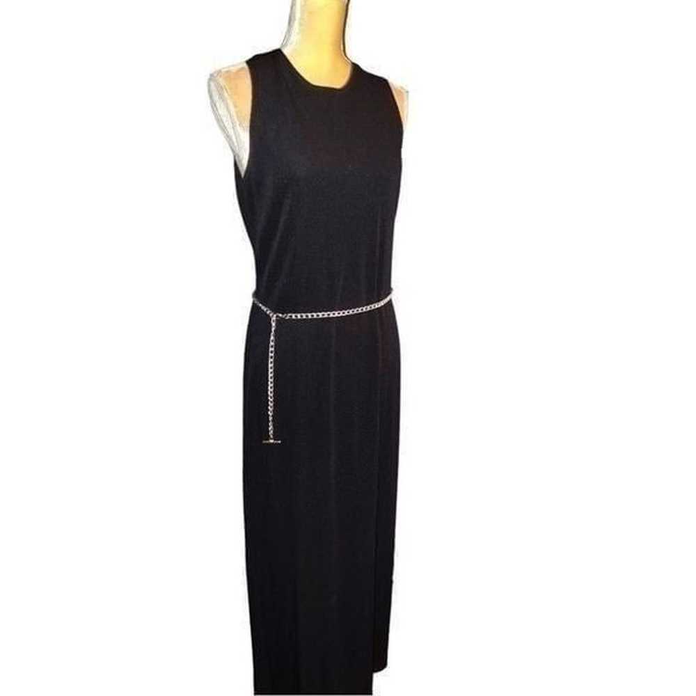 Ronni Nicole vintage black ribbed maxi dress! - image 2