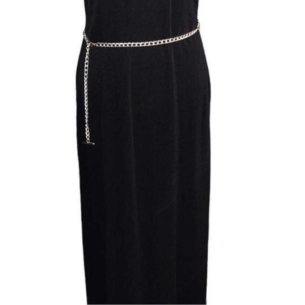 Ronni Nicole vintage black ribbed maxi dress! - image 4