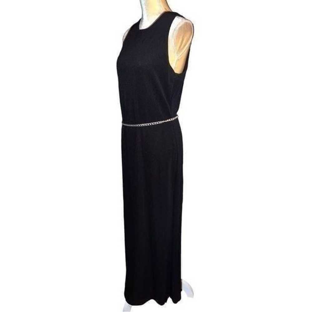 Ronni Nicole vintage black ribbed maxi dress! - image 5