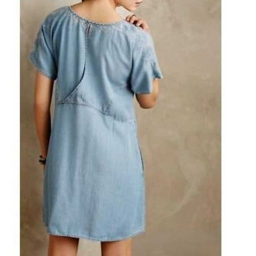 Holding Horses by Anthropologie medium blue dress - image 2