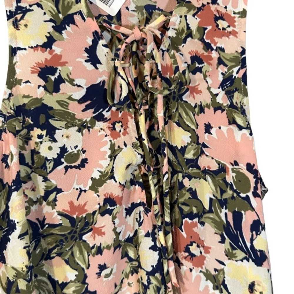 Olivaceous Pink Multicolor Floral Tropical Sleeve… - image 5