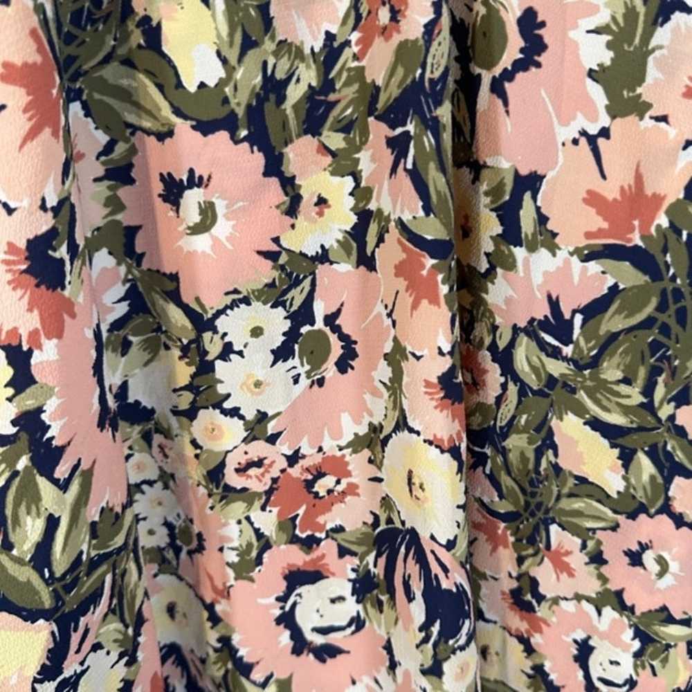 Olivaceous Pink Multicolor Floral Tropical Sleeve… - image 6