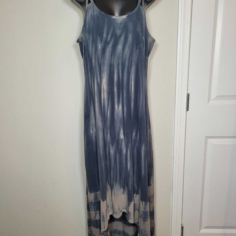 Athleta Seabreeze High Low Boho Tie Dye Maxi Dres… - image 1