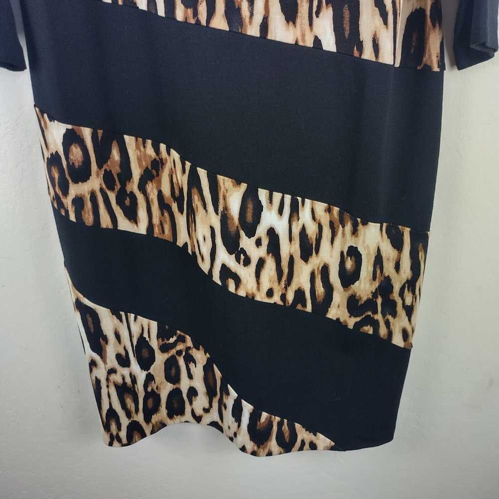 Chico’s size 2/Large Spliced Animal Jordan Dress … - image 4