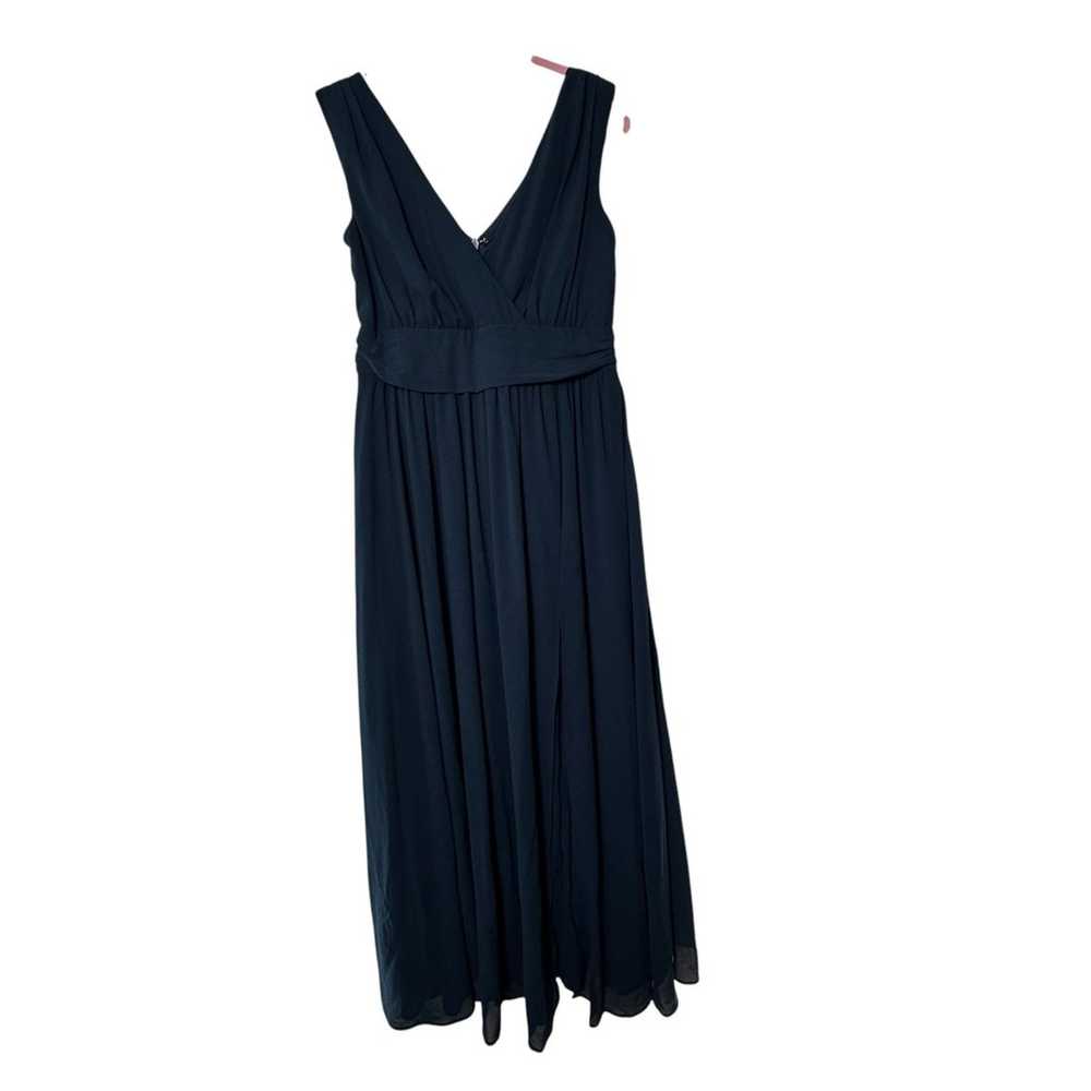 Lulus Navy Blue Surplice Maxi Dress Floor Length … - image 1