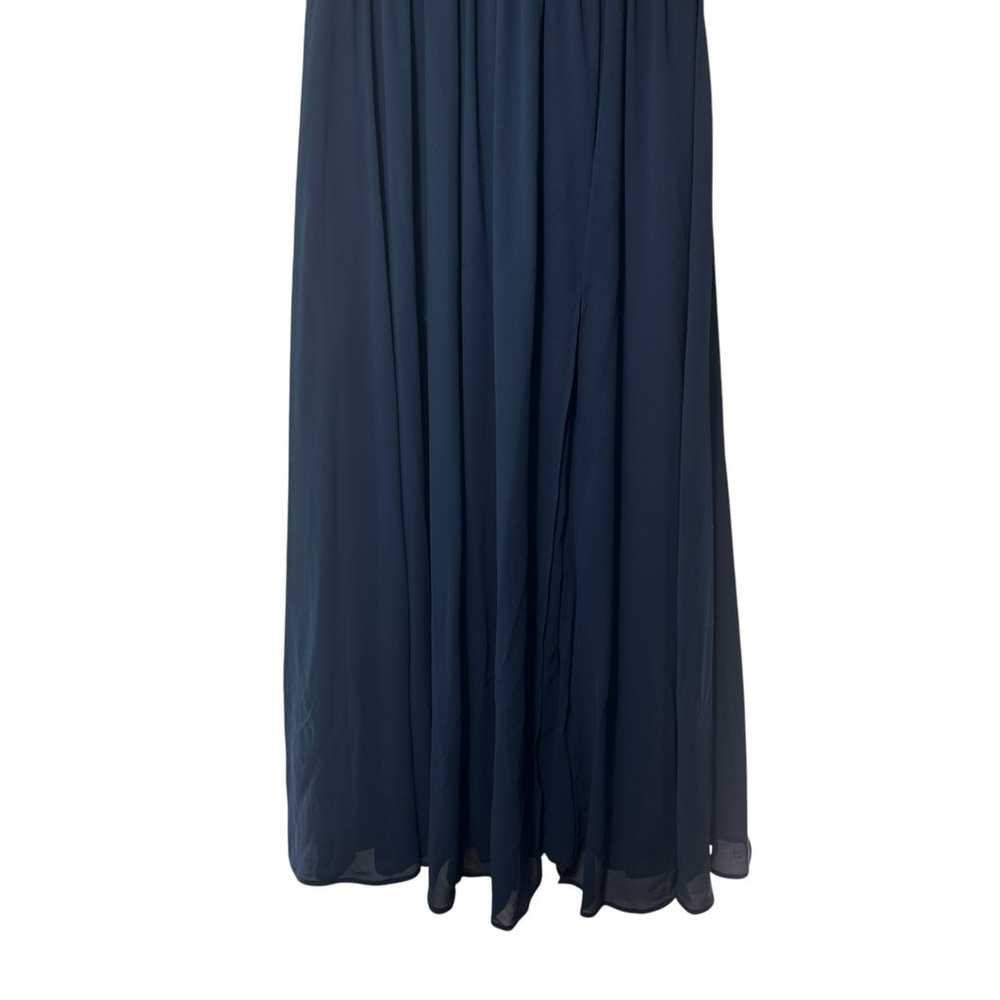 Lulus Navy Blue Surplice Maxi Dress Floor Length … - image 3