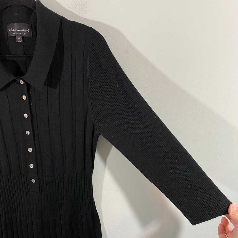 Vintage Connected Apparel Women's Black Ribbed Co… - image 6