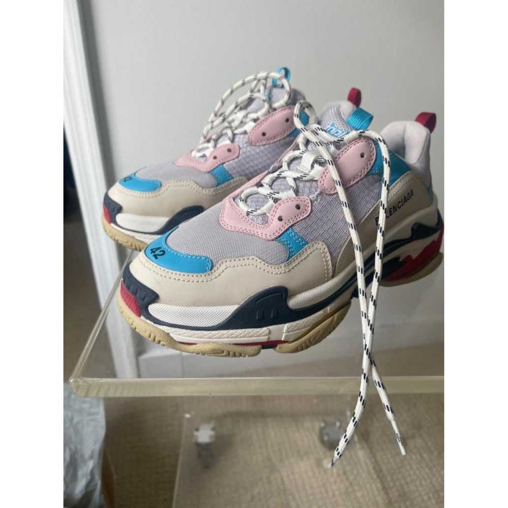 Balenciaga Triple S cloth trainers - image 3