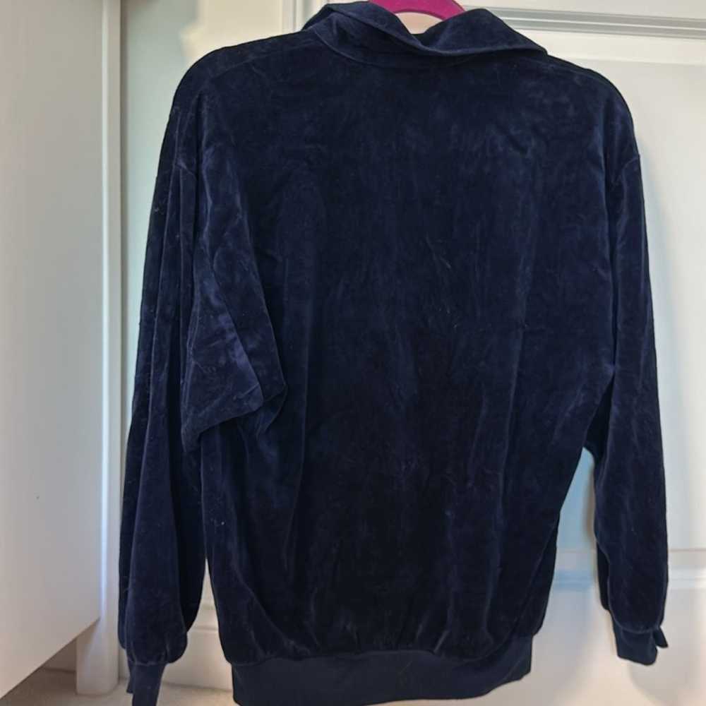 Vintage Pierre Lamonte Velour Collared Henley - image 6