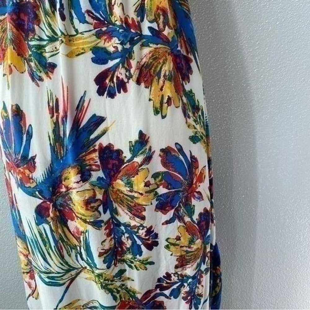 Flying Tomato White Blue Dress High Low SZ S - image 11