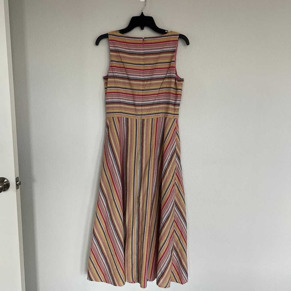 Talbots Vintage Striped Maxi Dress Size 4 - image 7