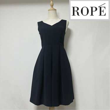 Rope Beautiful Line Dress Navy - image 1