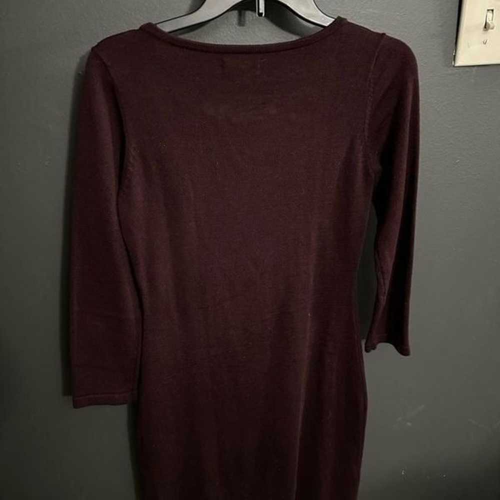 Calvin Klein Eggplant Purple Bodycon Long Sleeve … - image 5