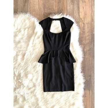 Bebe Sexy Black Bodycon Dress Sz S