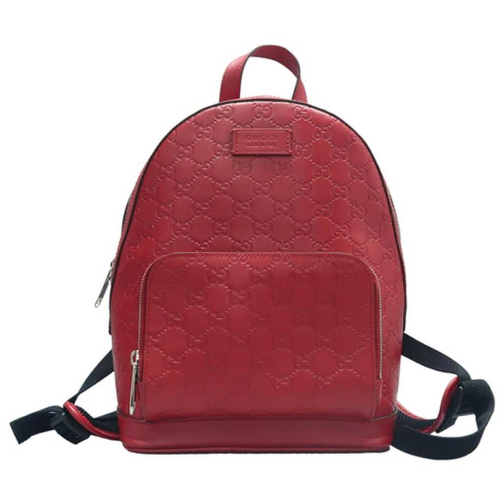 Gucci Leather backpack - image 1