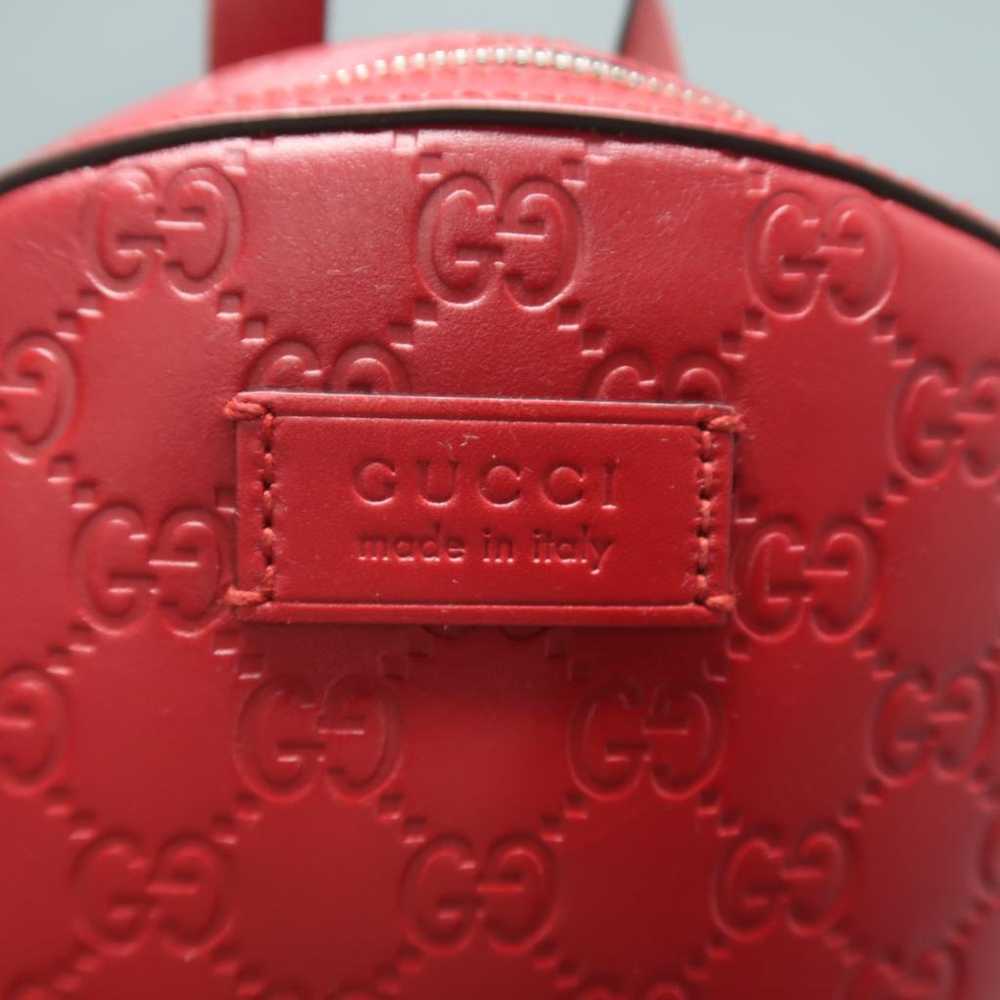 Gucci Leather backpack - image 7