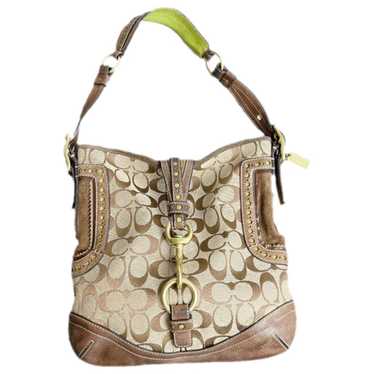 Coach Signature Sufflette leather handbag