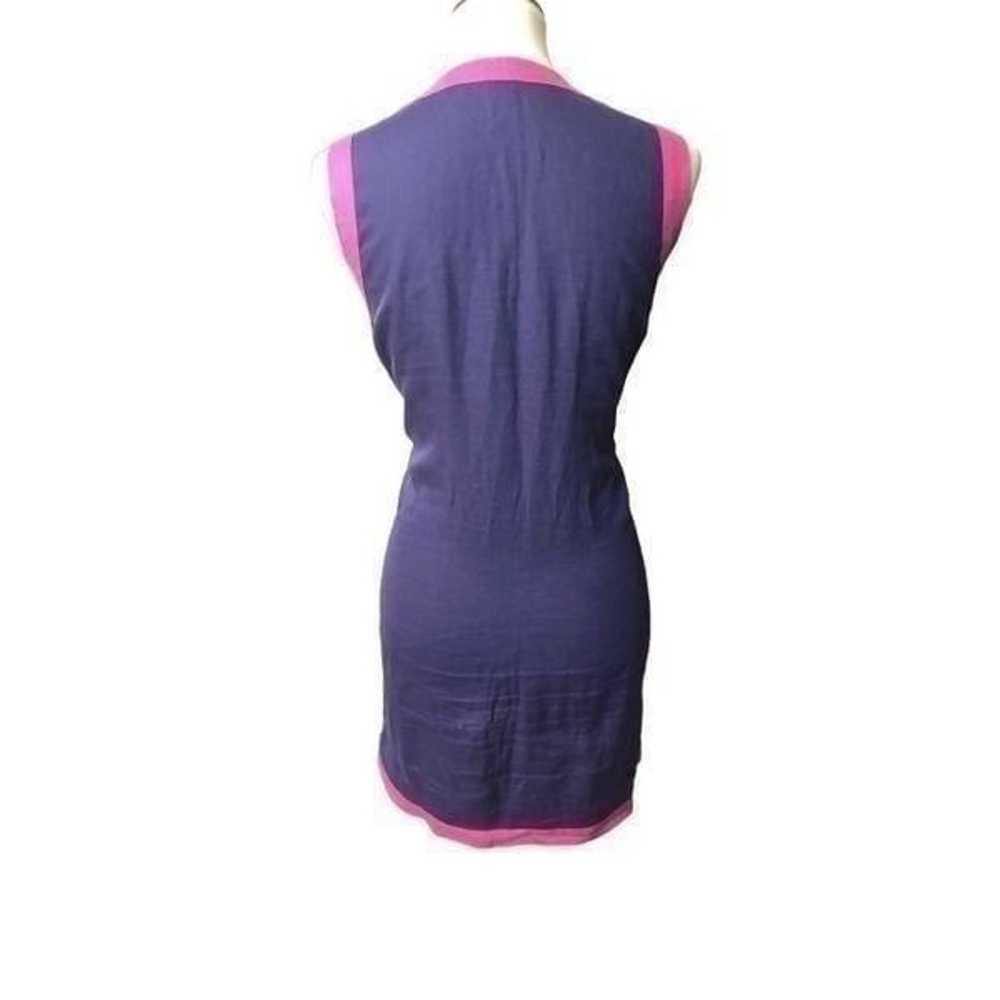 SIGRID OLSEN 100% Linen Sleeveless Tunic Dress Pu… - image 8