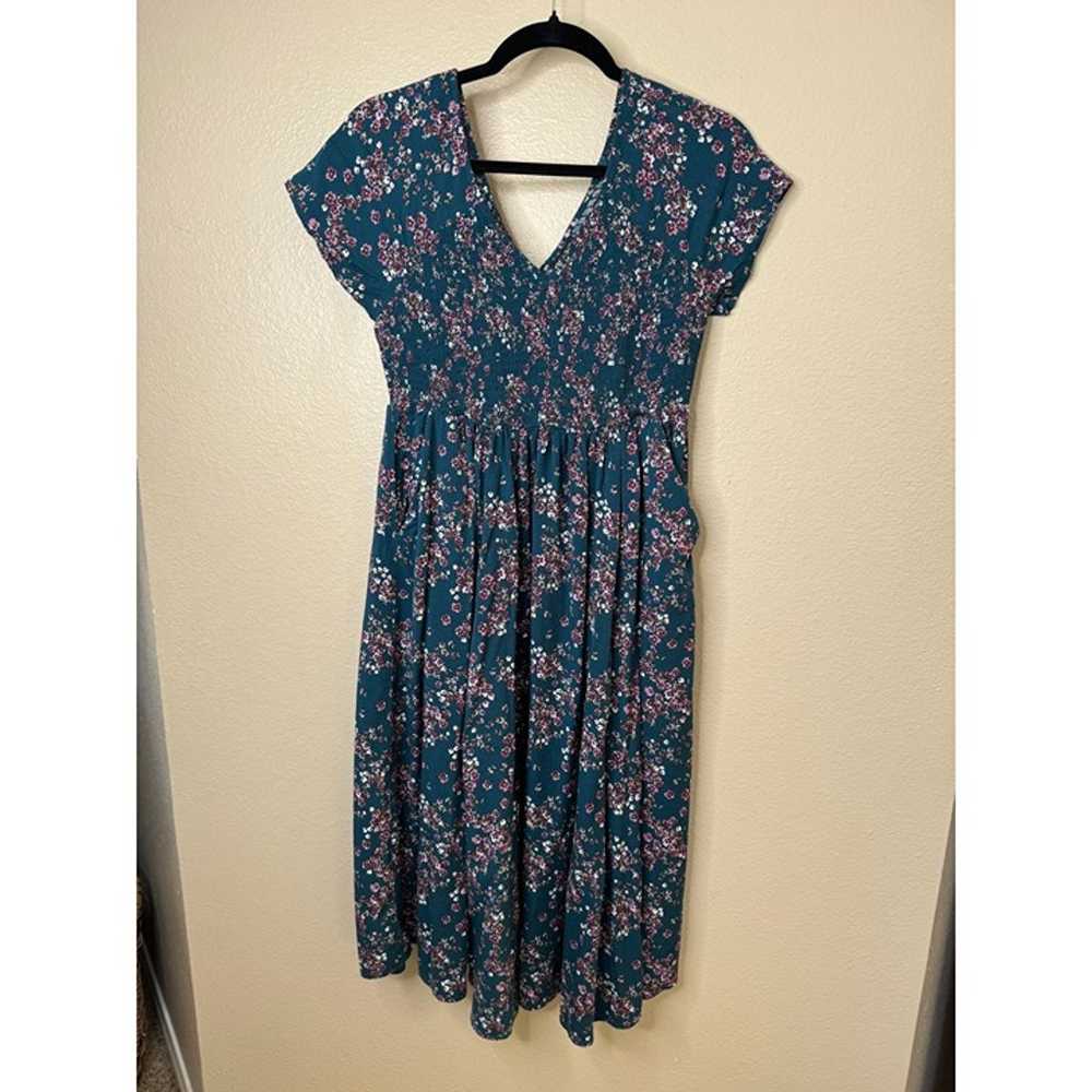 Torrid Women's Blue Dress Size 0 Short sleeve Mid… - image 2